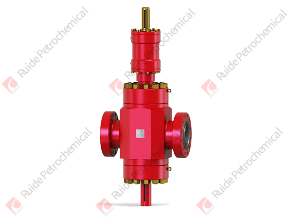 Hydraulic flat gate valve