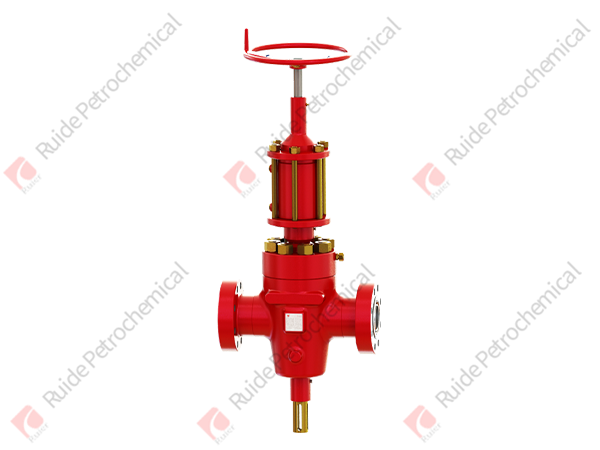 Hand hydraulic linkage flat gate valve